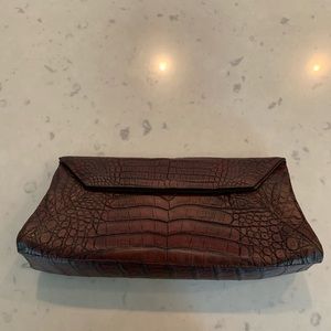 Nancy Gonzales NY Crocodile Clutch